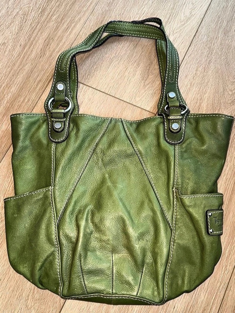 Tignanello Green Tote